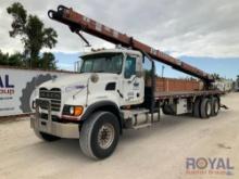 2007 Mack CV713 Granite Roofing Conveyer Flatbed Truck