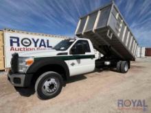 2012 Ford F550 S/A Dump Truck