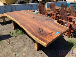 8ft. 2in. x 4ft. Live Edge Table