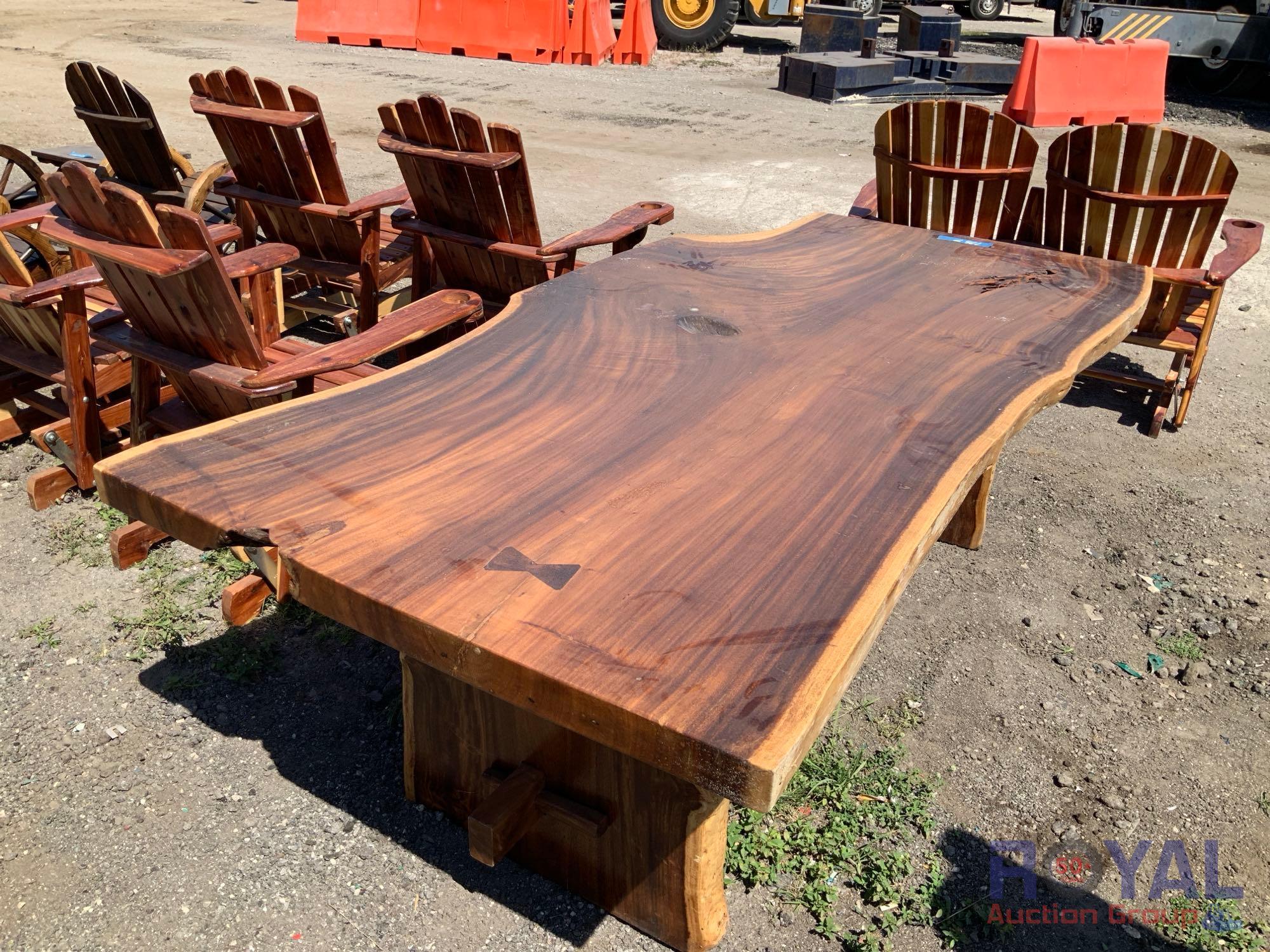 8ft. 2in. x 4ft. Live Edge Table