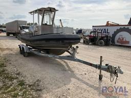 2016 Armstrong 21ft Aluminum Boat and King T/A Trailer