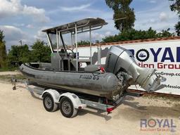 2016 Armstrong 21ft Aluminum Boat and King T/A Trailer