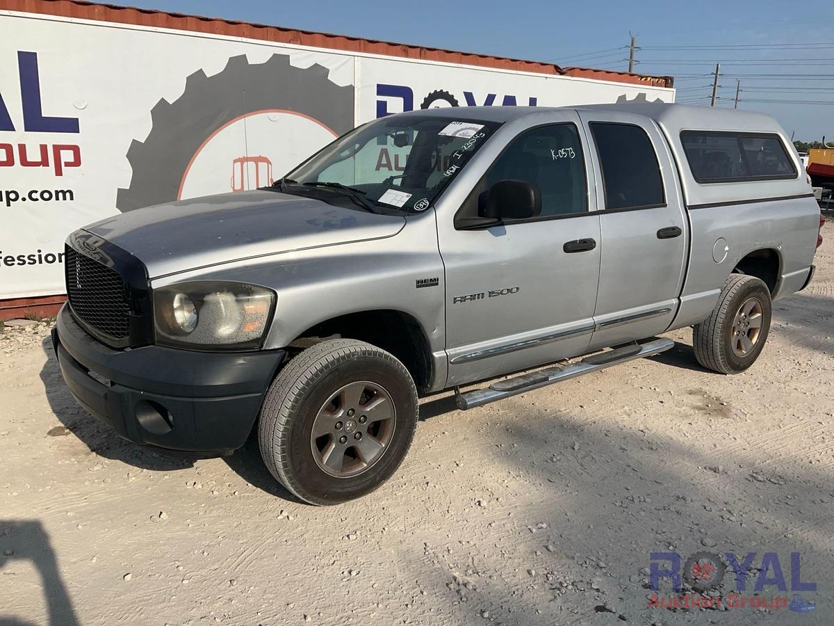 2007 Dodge Ram 1500 4X4 Crew Cab Pickup Truck