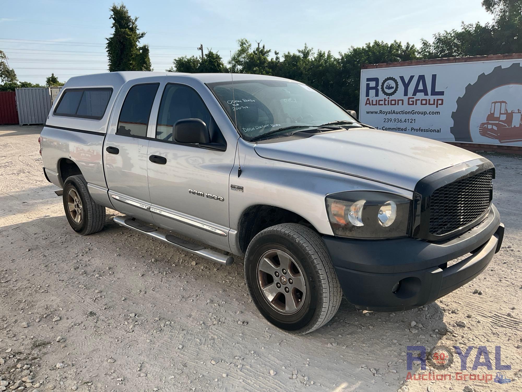 2007 Dodge Ram 1500 4X4 Crew Cab Pickup Truck