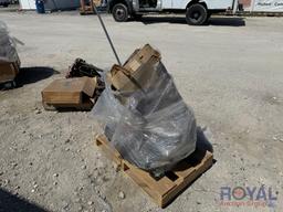 Pallet With Air Compressor And Assorted Parts