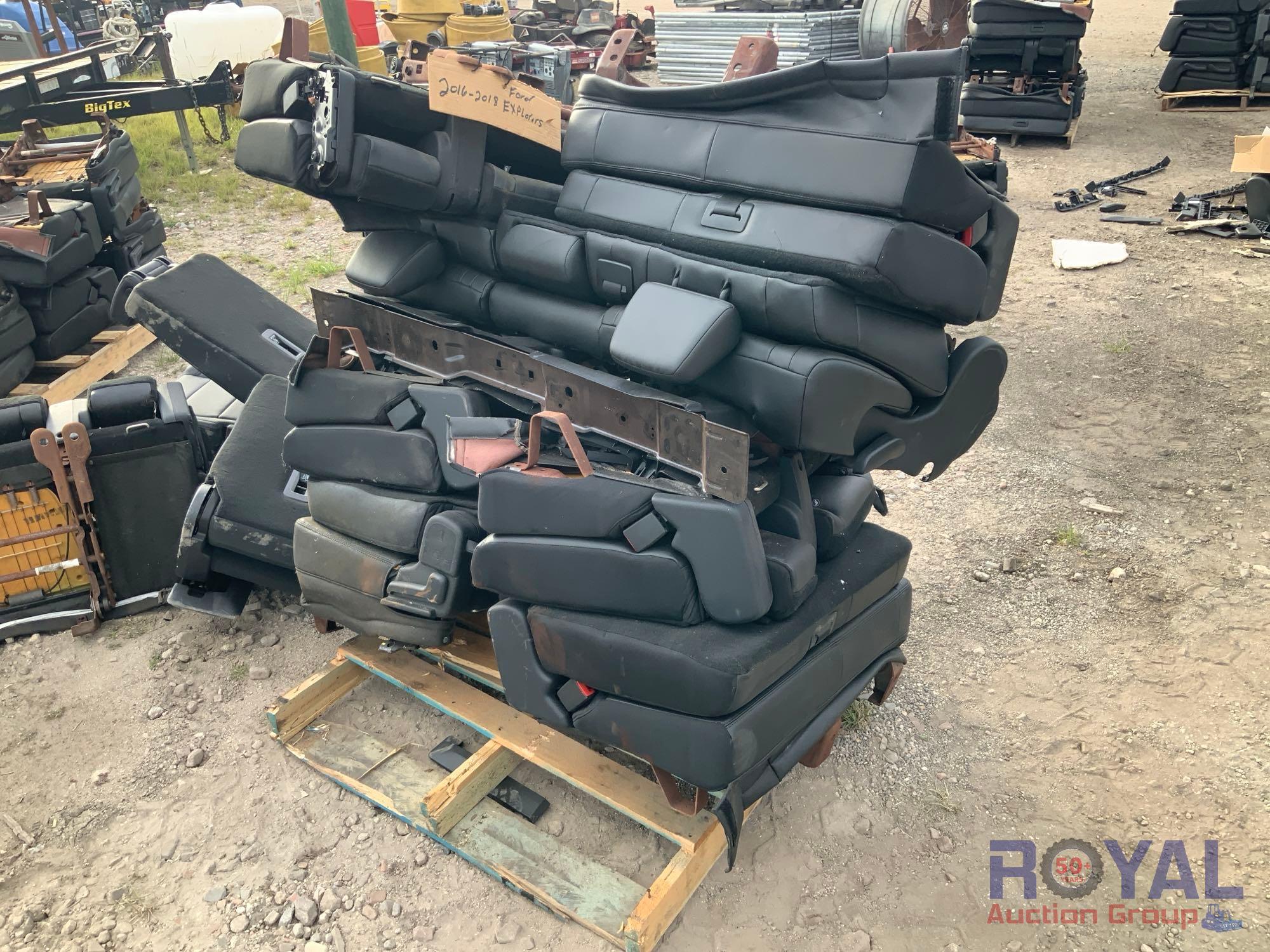 2 Pallets 2016 to 2018 Ford Explorer Seats