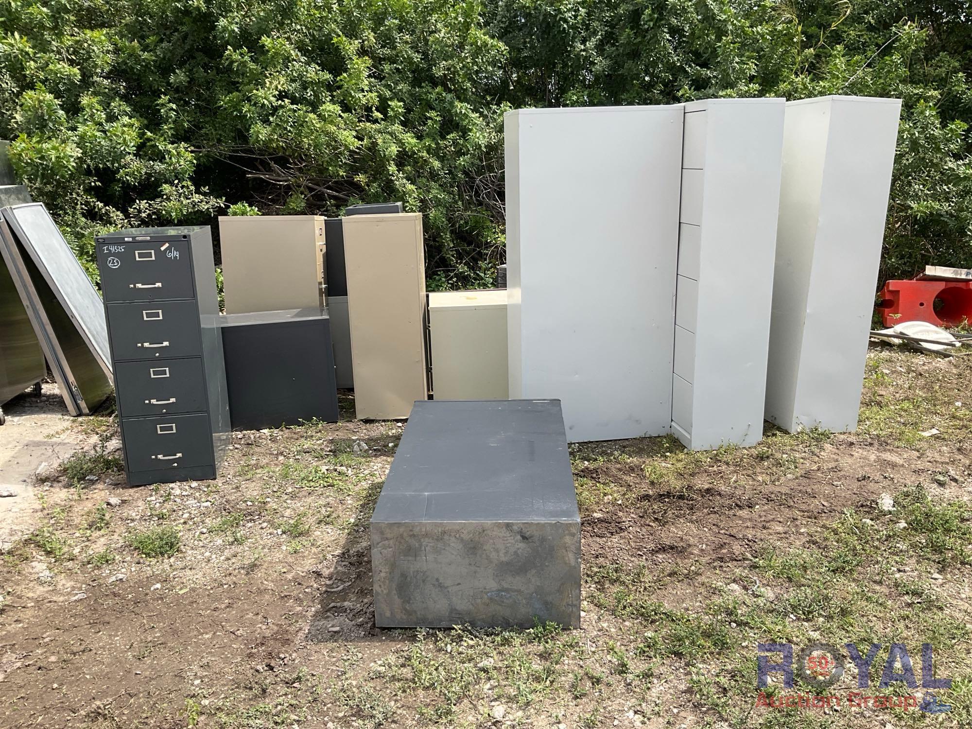 Filing Cabinets Approximately 14 Pieces