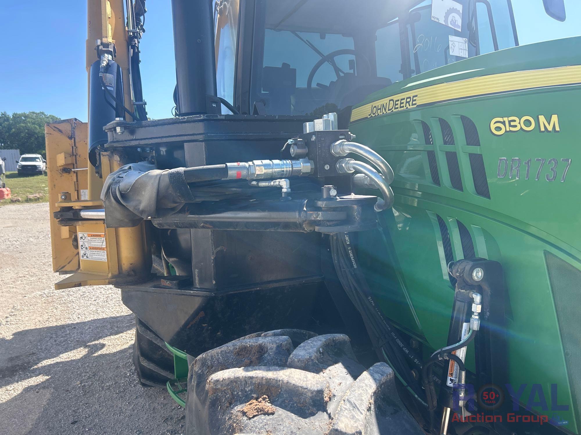 2017 John Deere 6130M 4x4 Tiger Bengal Slope Mower Tractor