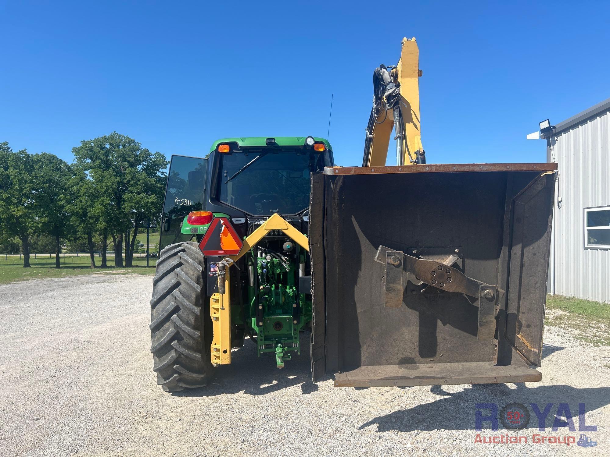 2017 John Deere 6130M 4x4 Tiger Bengal Slope Mower Tractor