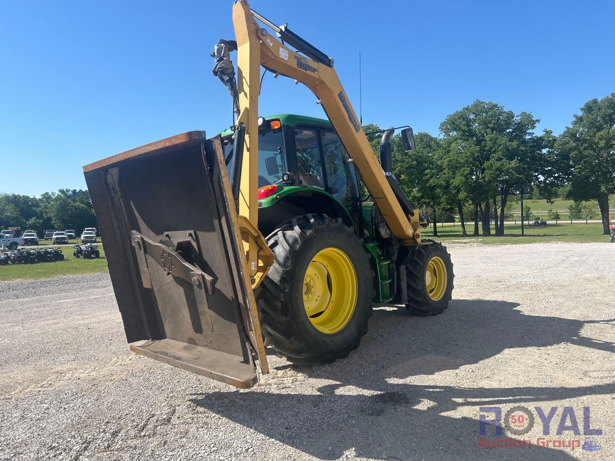 2017 John Deere 6130M 4x4 Tiger Bengal Slope Mower Tractor