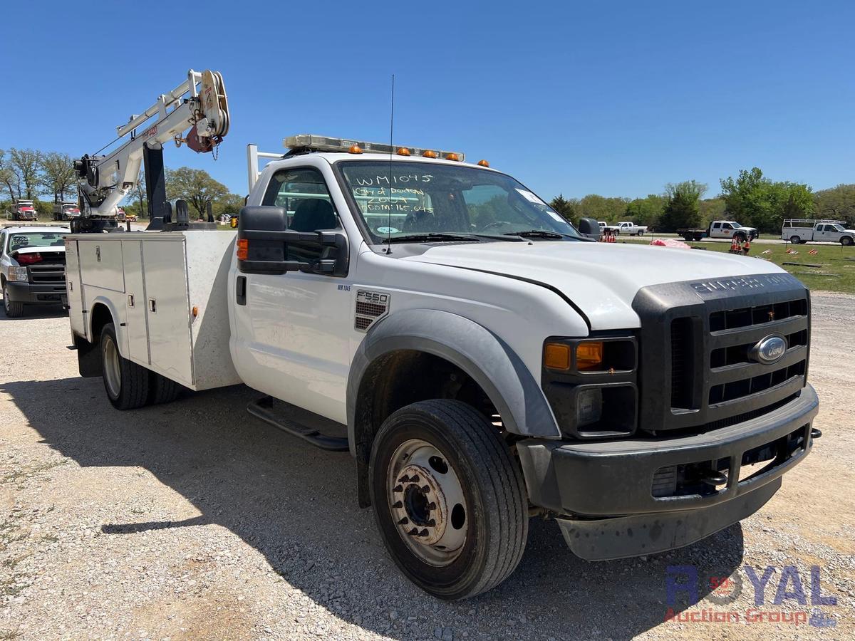 2010 Ford F550 Stellar 4420 Crane Mechanic Service Truck