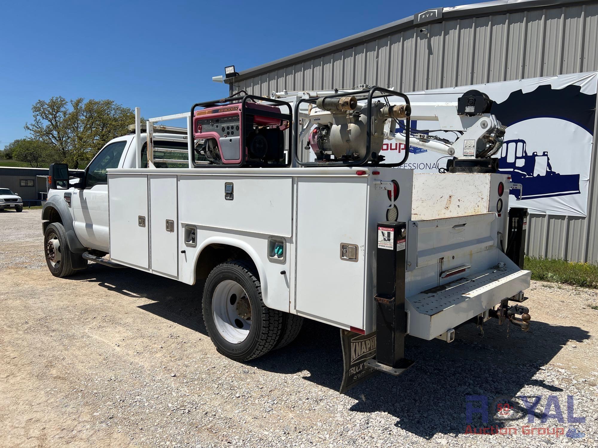 2010 Ford F550 Stellar 4420 Crane Mechanic Service Truck