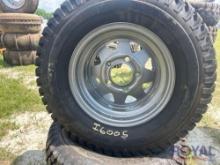 Lot of 2 Unused Wheels and Tires 24x12-12