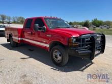 2007 Ford F350 4x4 Crew Cab Service Truck