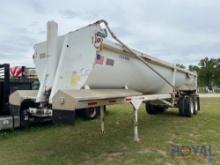 2003 CMC Round Bottom 34ft Dump Trailer