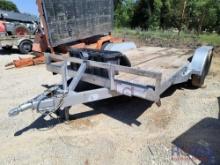 16Ft Flatbed Tandem Axle Bumper Pull Trailer