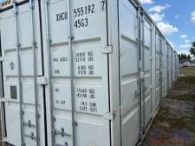 One Run 40Ft 5 Door Shipping Container