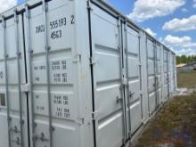 One Run 40 Ft 5 Door Shipping Container