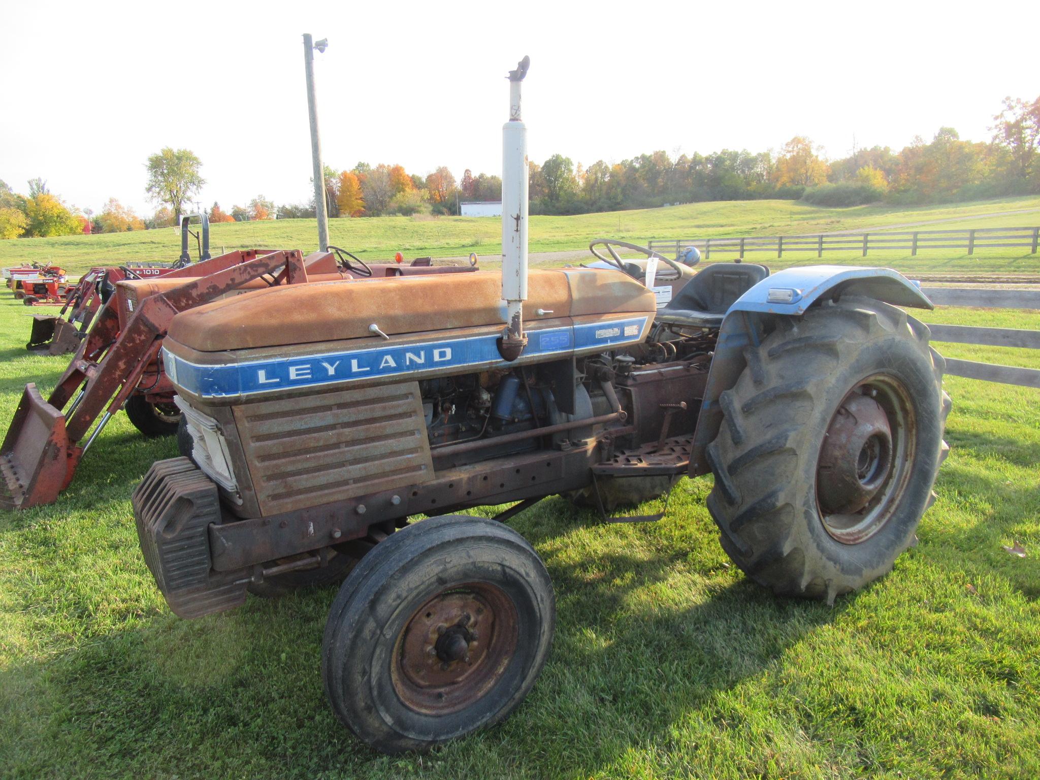 1970's Leyland 225 Diesel Tractor with Front Weights. 1800 Hours.