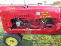 1940's Massey-Harris 1010 Senior Narrow Front Chevy Gas Conversion Tractor.