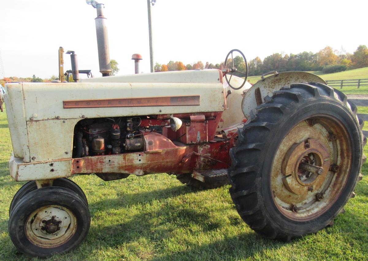 1950's Cockshott 550 Gas Narrow Front Tractor.