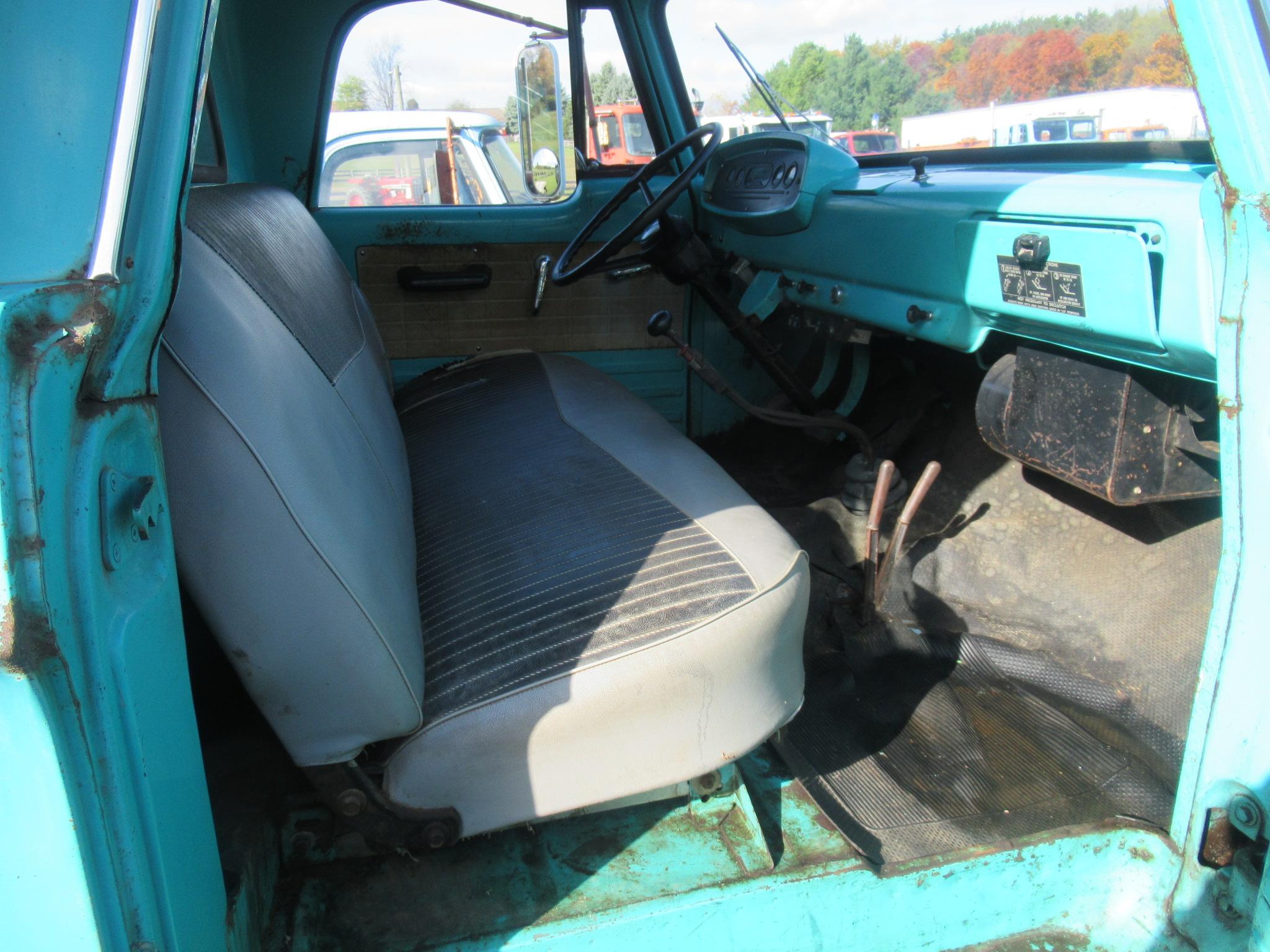 1966 Dodge D500 Dump Truck with 318 Gas, 4 Speed, 2 Speed Rear End.