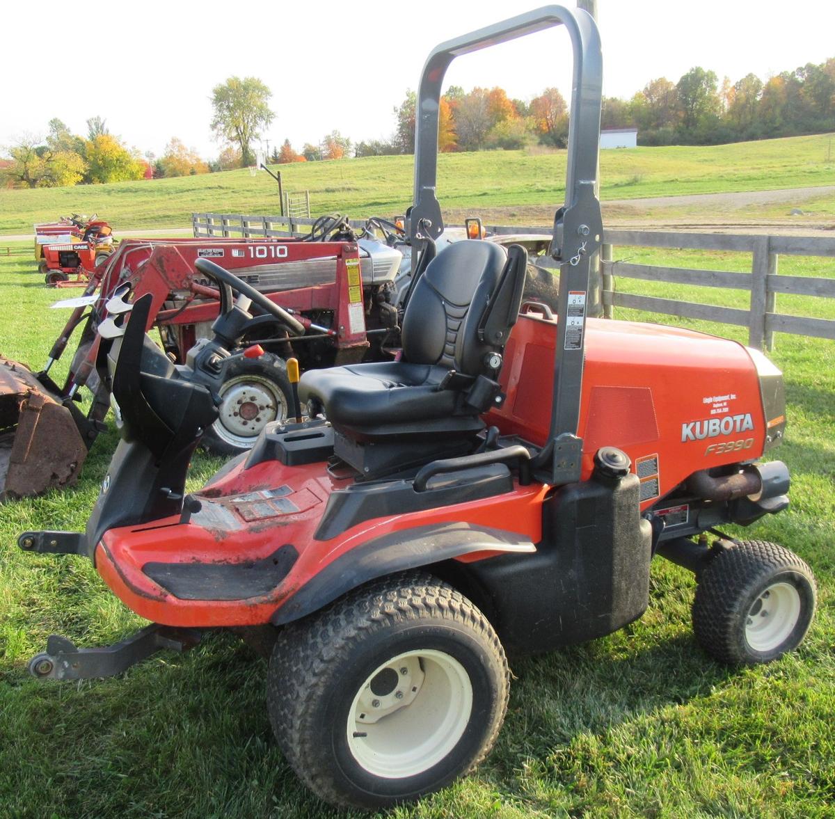 2015 Kubota F3990 Diesel 4x4 Mower with 635 Hours.