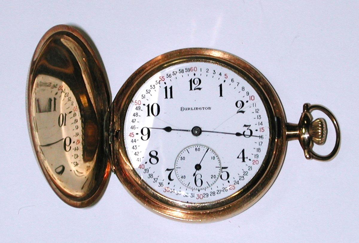 BURLINGTON POCKET WATCH