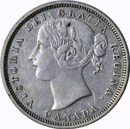 CANADA - 1858 20 CENT PIECE