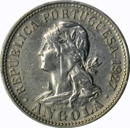 ANGOLA - 1927 20 CENTAVOS