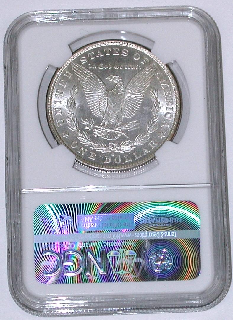 1881-O MORGAN DOLLAR - NGC MS63