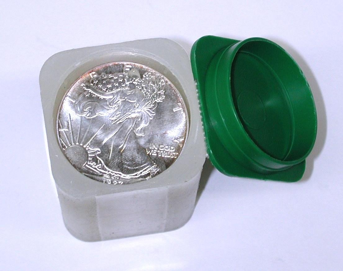 ROLL of TWENTY (20) 1987 SILVER EAGLES