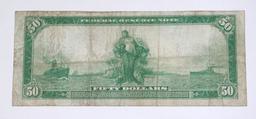 1914 $50 FEDERAL RESERVE NOTE