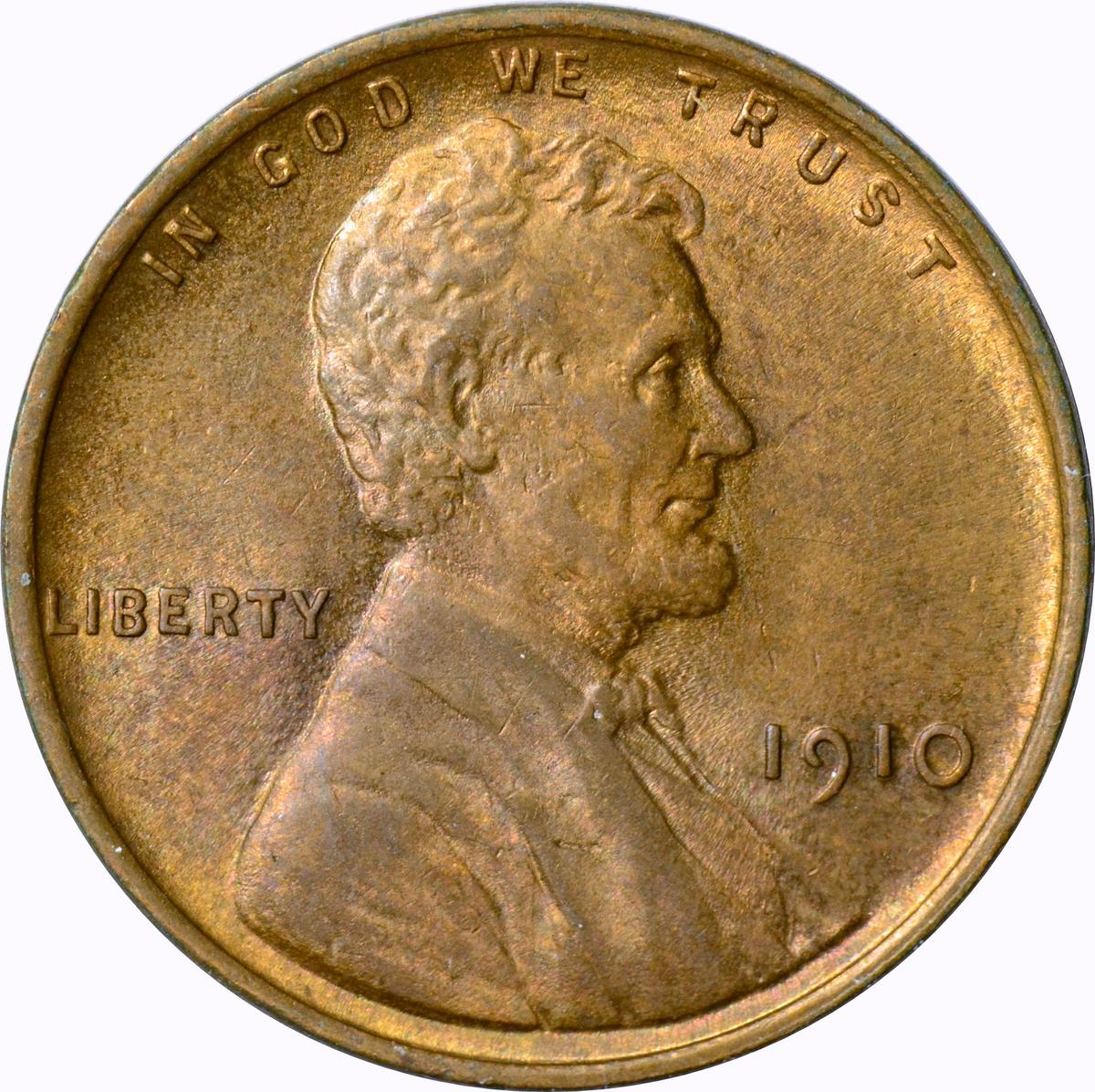 1910 LINCOLN CENT