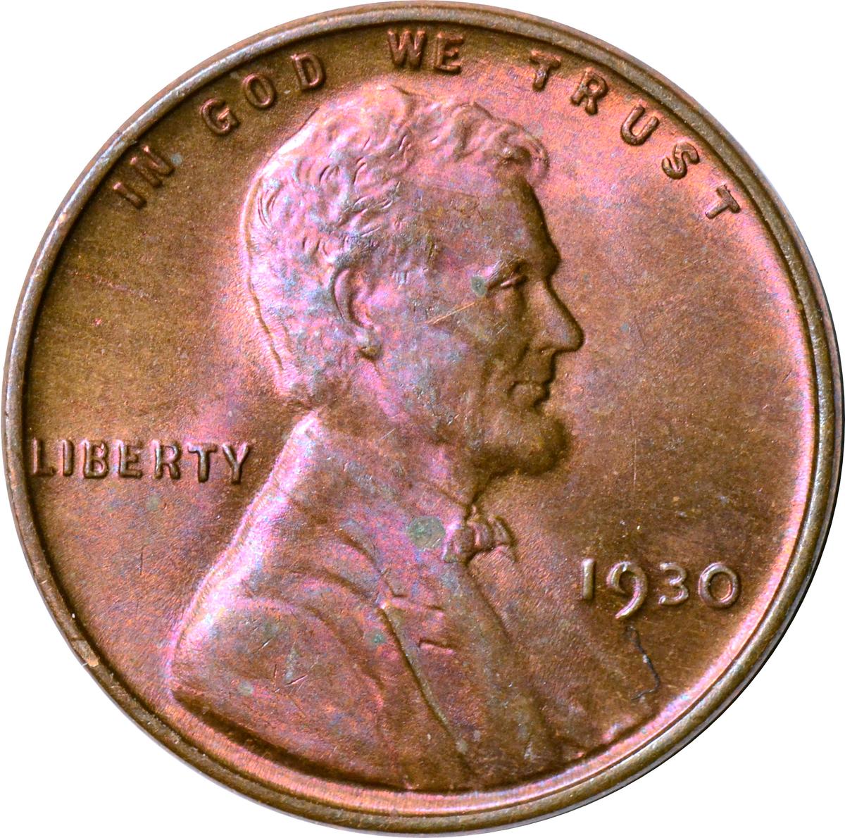 1930 LINCOLN CENT - TONED