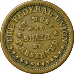 CIVIL WAR TOKEN - ARMY & NAVY