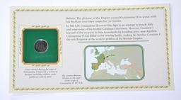 ANCIENT ROME - CONSTANTINE II - 337-340 AD - ON CARD