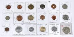 ANGOLA, GHANA, NAMIBIA, NIGERIA, TANZANIA, TONGA, UGANDA - 18 COINS