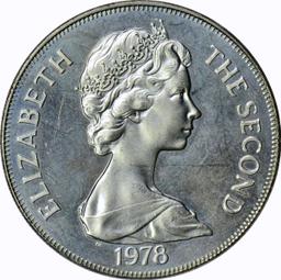 ASCENSION ISLAND - 1978 SILVER CROWN