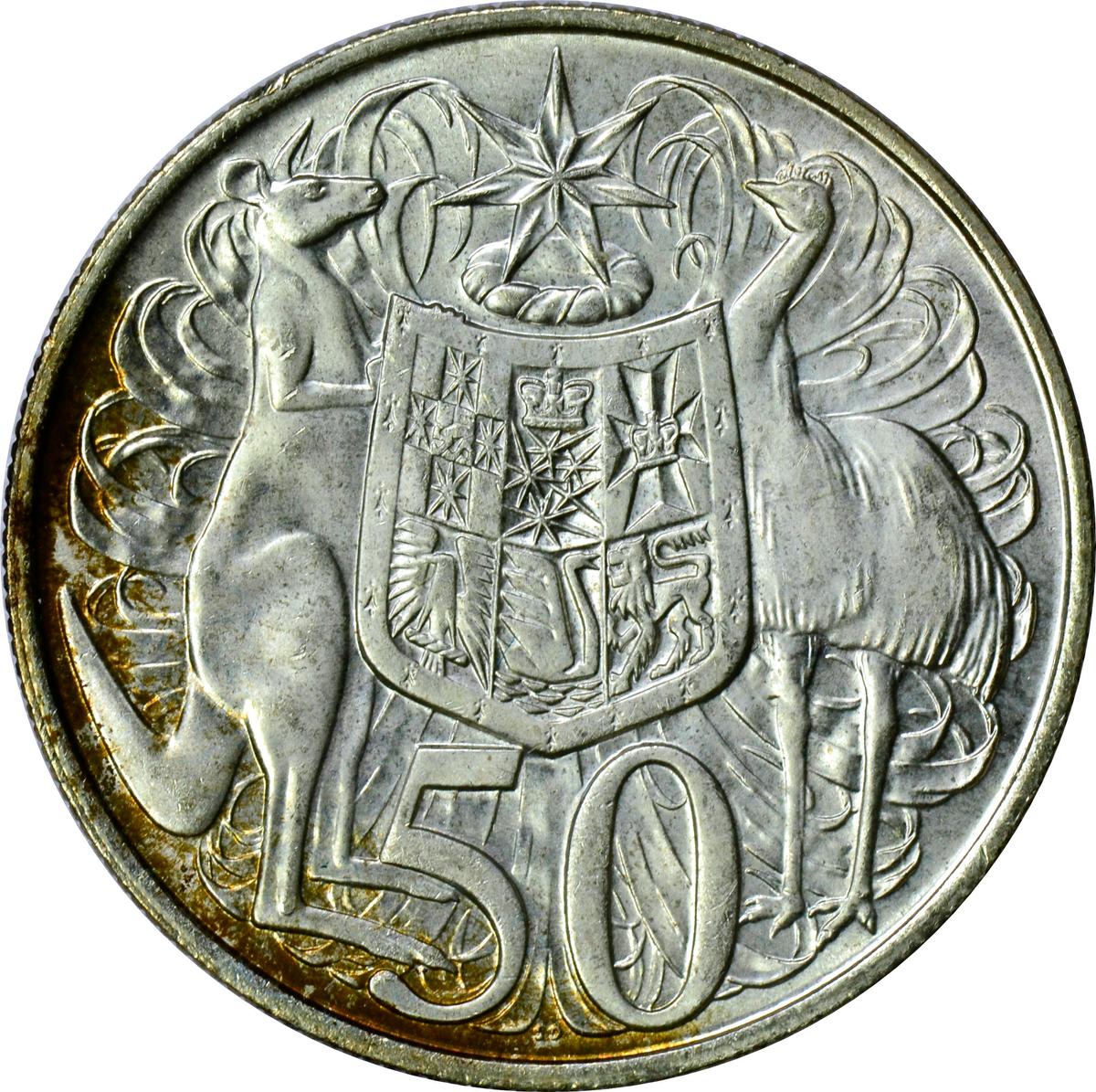 AUSTRALIA - 1966 SILVER FIFTY CENTS