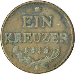 AUSTRIA - 1816-A ONE KREUZER