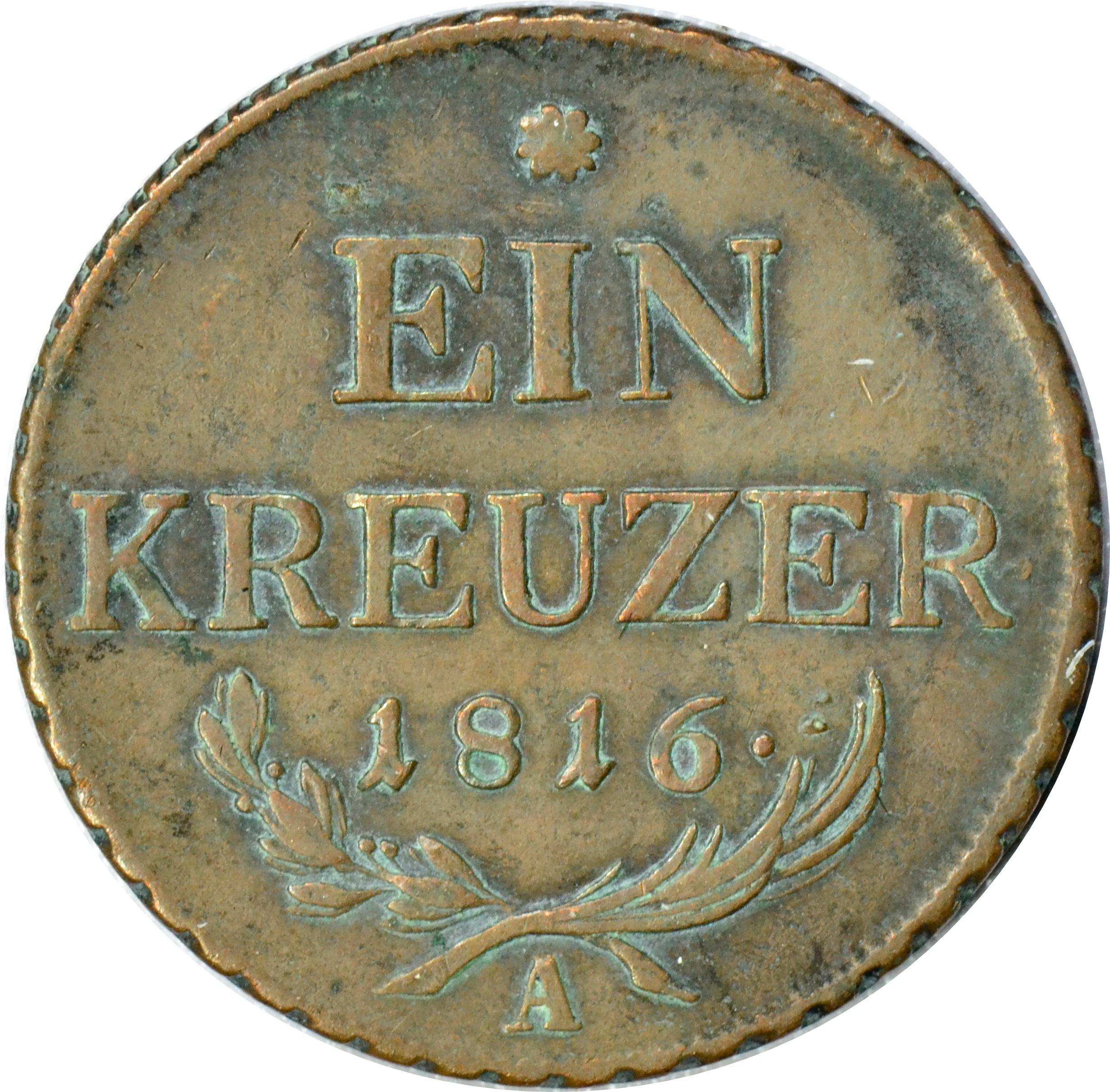 AUSTRIA - 1816-A ONE KREUZER