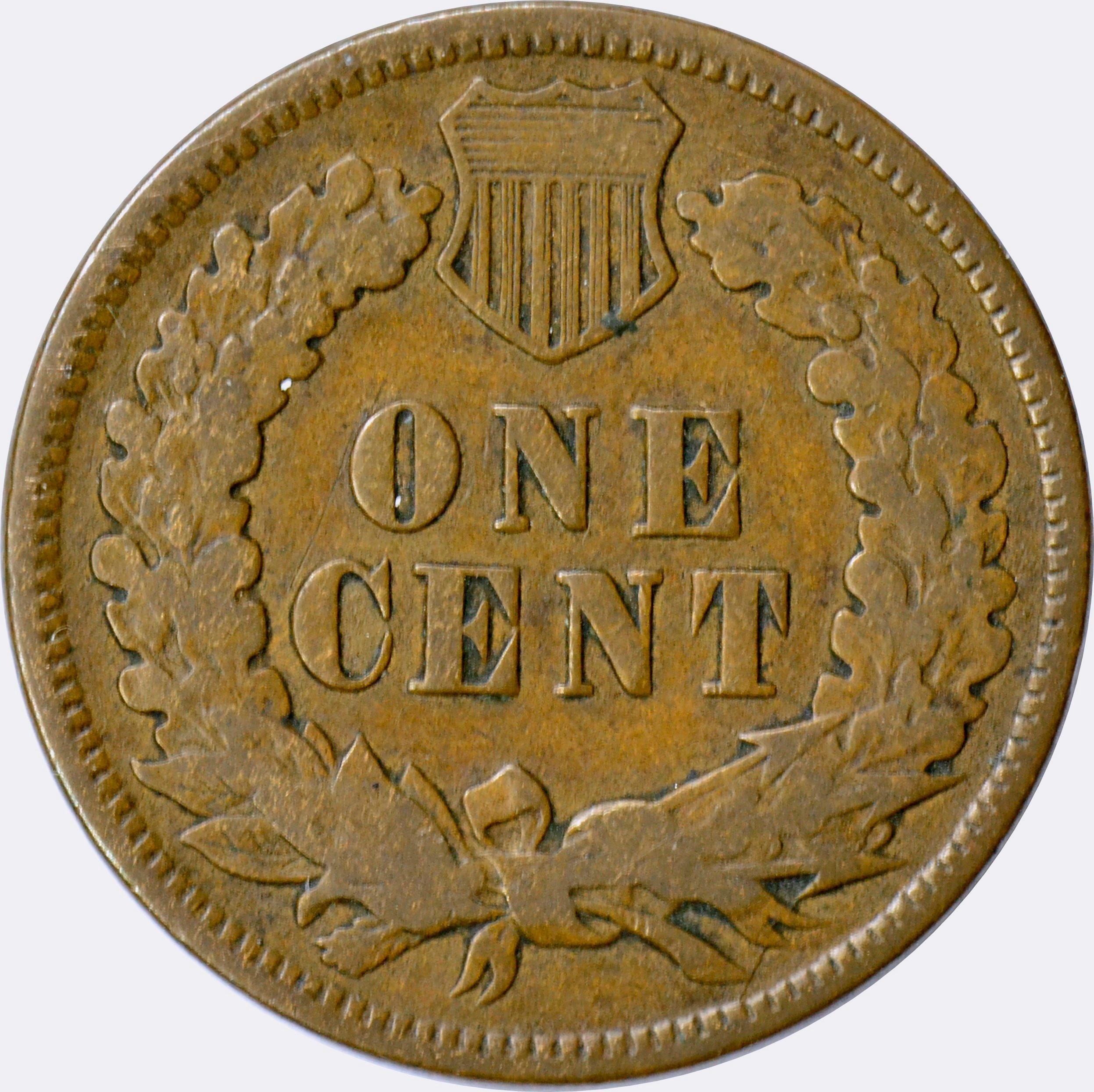 1873 INDIAN CENT