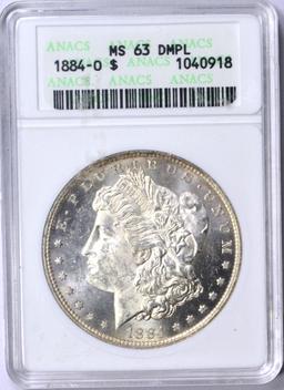 1884-O MORGAN DOLLAR - ANACS MS63 DMPL - OLD HOLDER