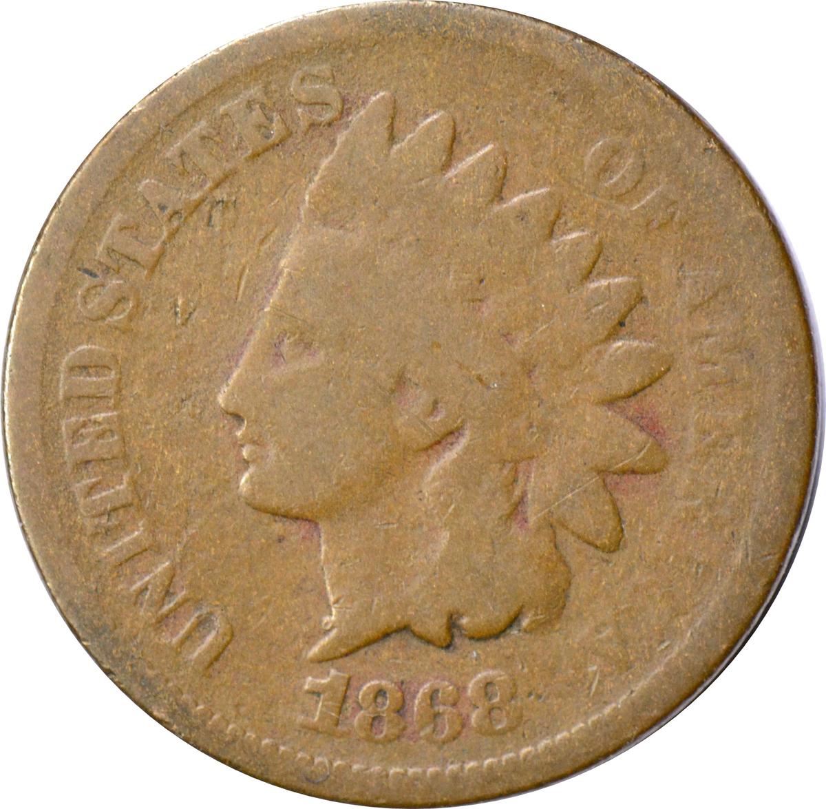 1868 INDIAN CENT