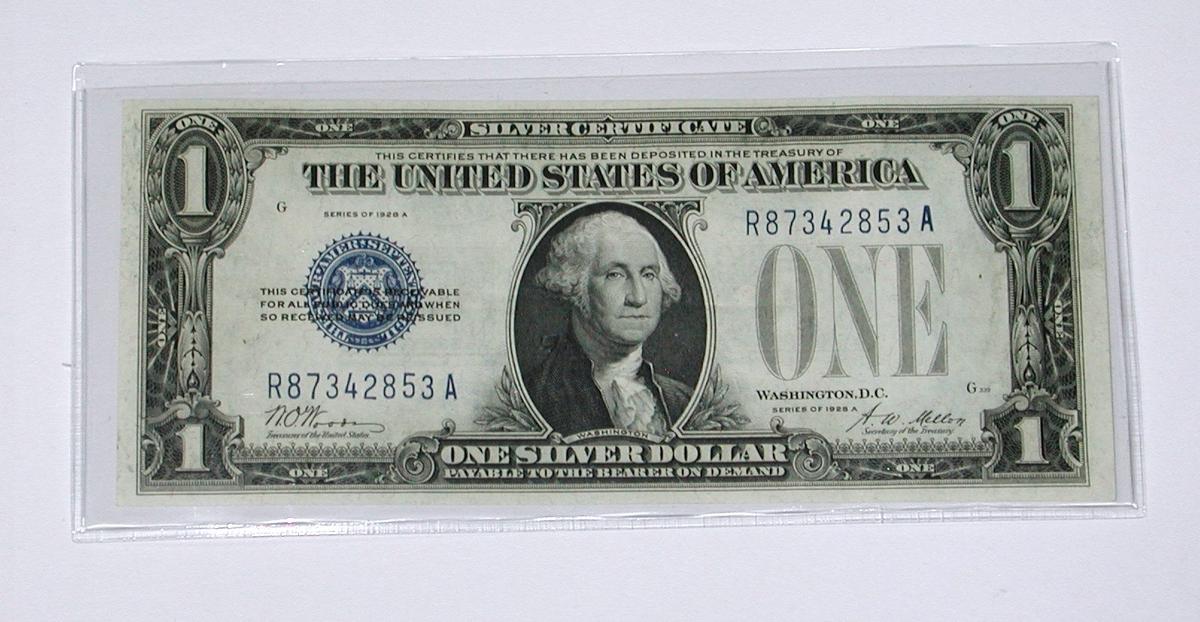 1928A $1 FUNNYBACK SILVER CERTIFICATE