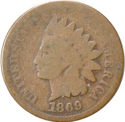 1869 INDIAN CENT