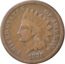 1878 INDIAN CENT