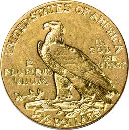 1908 $2.50 INDIAN HEAD GOLD PIECE