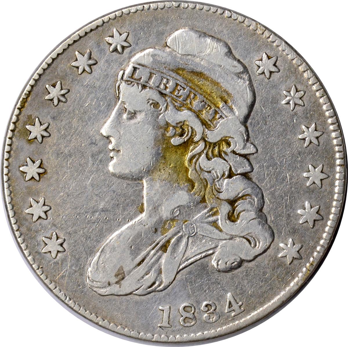 1834 BUST HALF